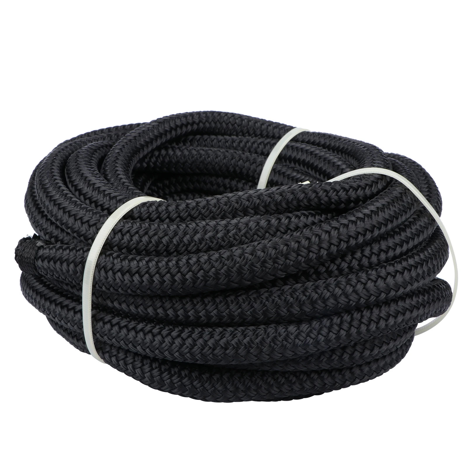 

Double-Braided Boat Rope for Docking, 2/5” x 20FT 12”Spliced Eyelet Dock Lines & Ropes,Marine Mooring Rope for Boats