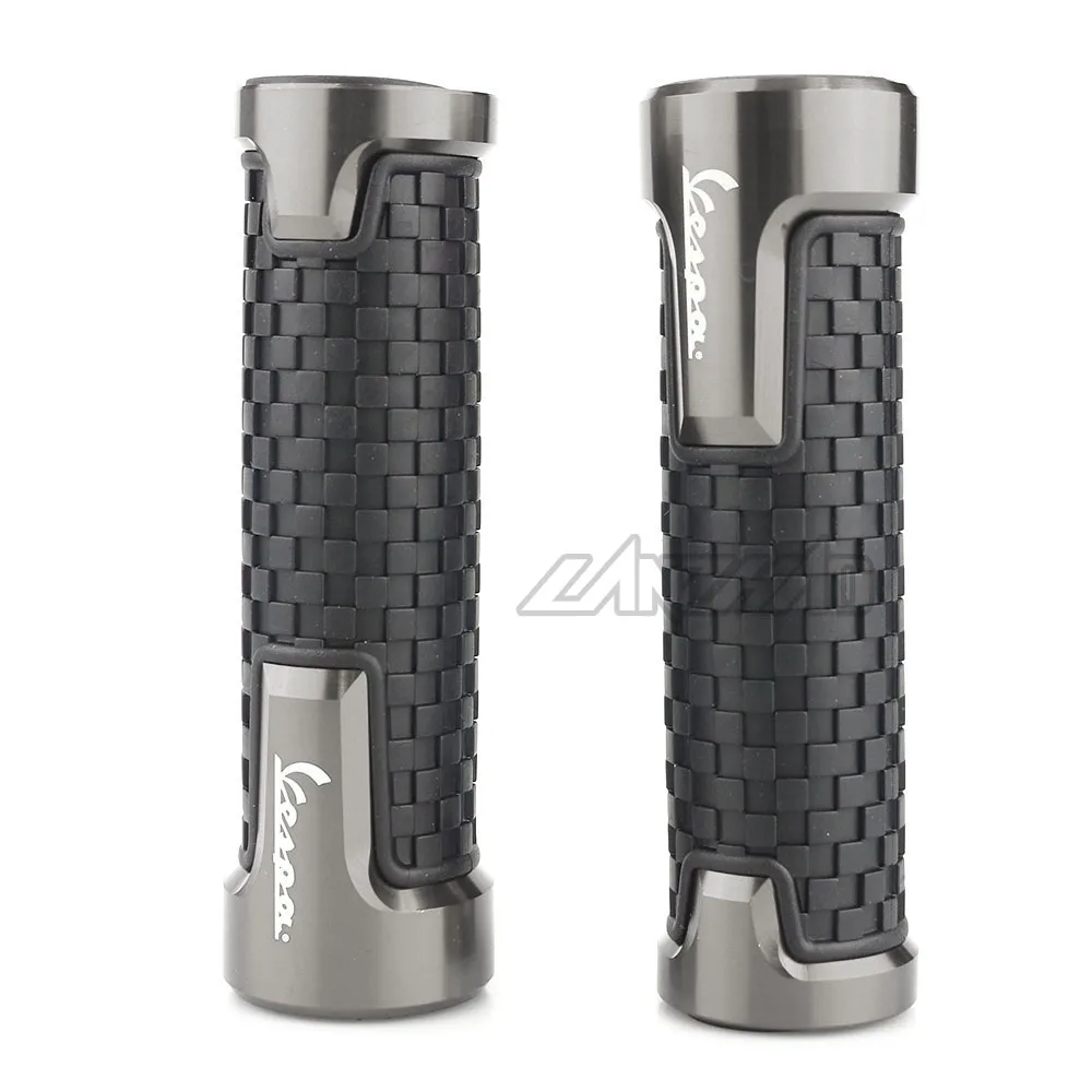 Рукоятка для мотоцикла алюминиевый резиновый гелевый рукоятка с ЧПУ Piaggio Vespa GTS GTV