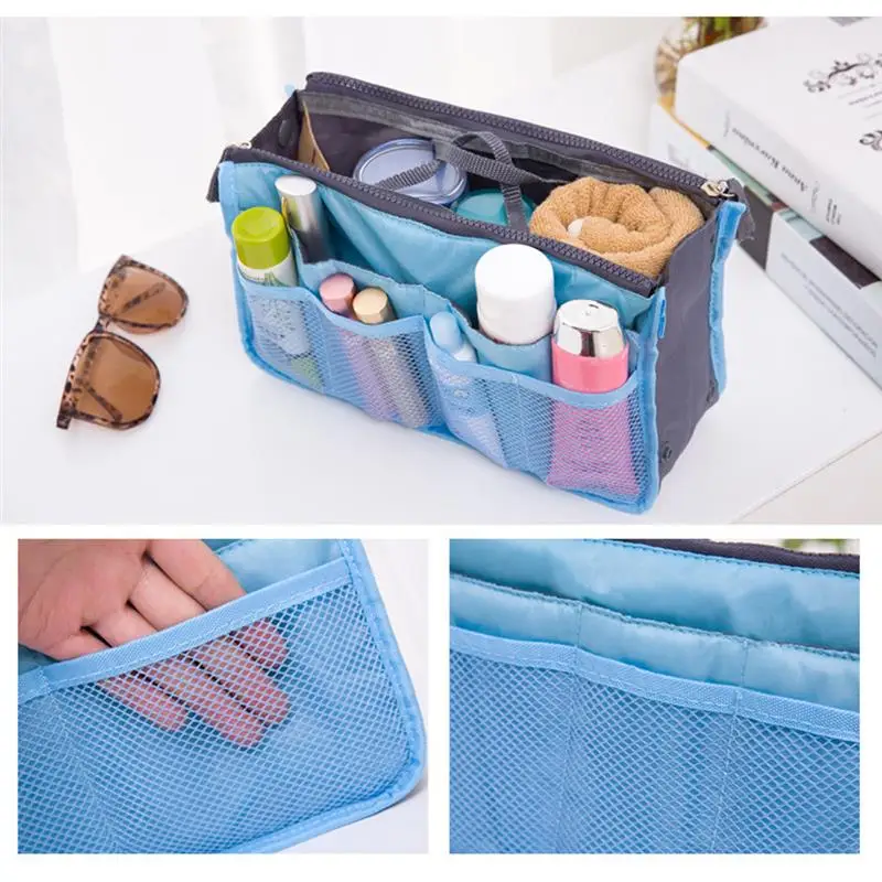 

Cosmetic Bag Makeup Bag Travel Organizer Portable Beauty Pouch Functional Bag Toiletry Make Up Makeup Organizers Phone Bag Case