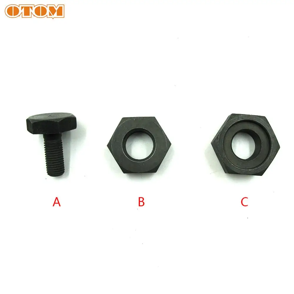 

Аксессуары для мотоциклов OTOM, Маленький Винт звездочки, шестигранная нейлоновая вставка, гайка замка для ZONGSHEN NC250 KAYO Pit Bike ATV, Мотокросс, энду...