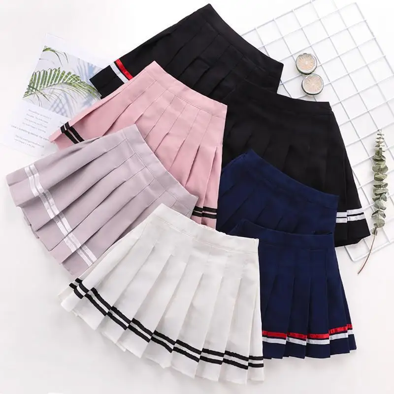 

Girls' pleated skirts children's short skirts spring and autumn school uniform skirts college style