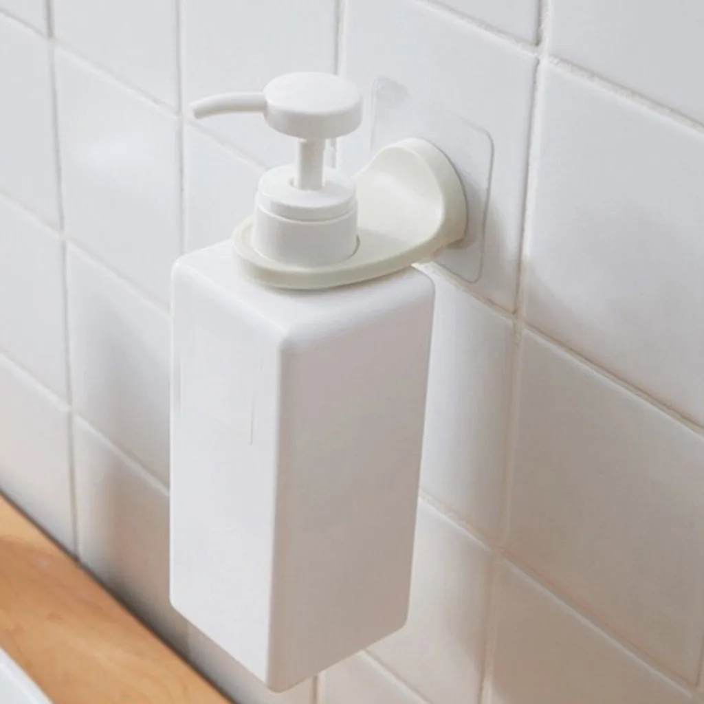 Настенный всасывания Ванная комната стойка полки гель для душа Шампунь Дозатор