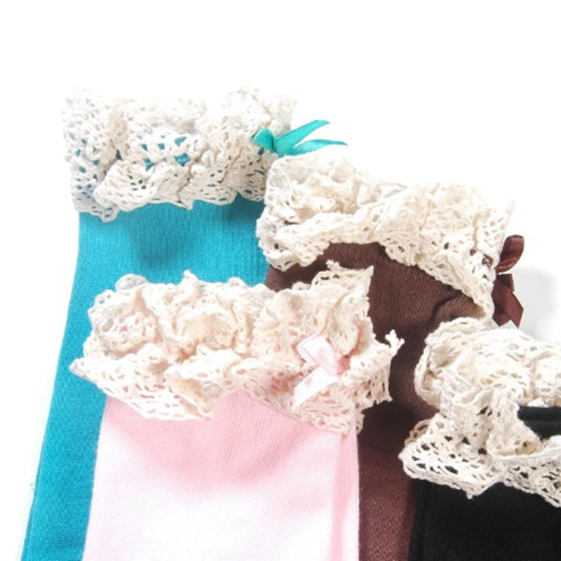 3 вида цветов носочки для девочки Гольфы с бантиком носки принцесс милые детские