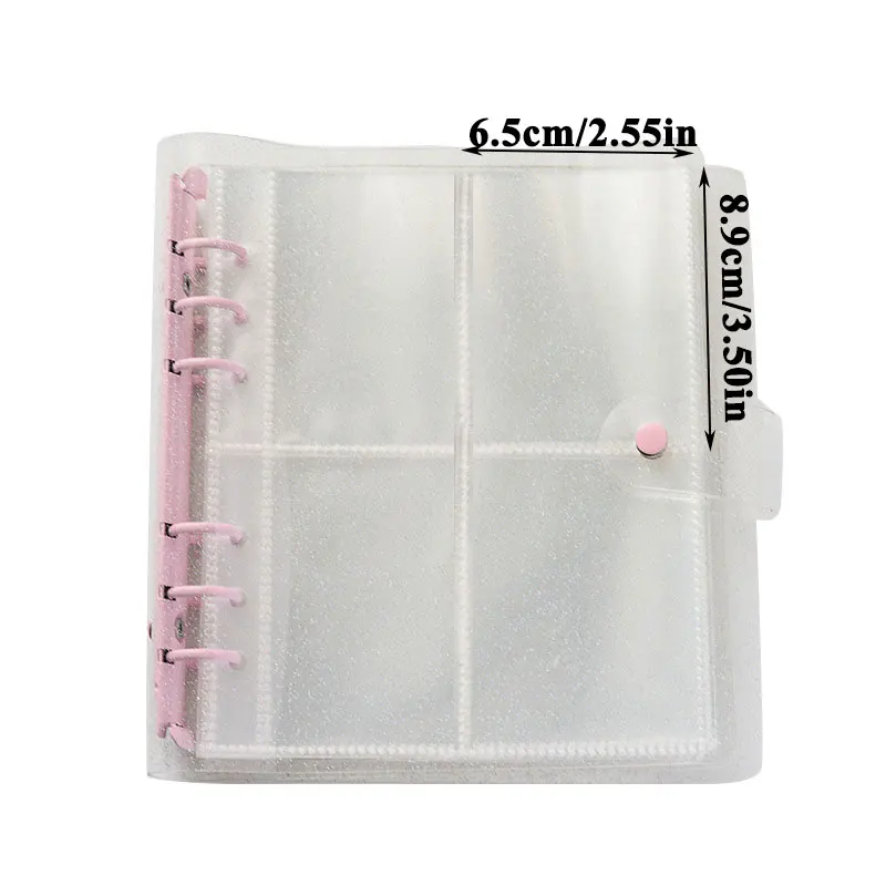 

200 PP Pockets Colorful Binder Portable Photo Album Jelly Color Album for Mini Instax & Name Card 7s 8 25 50s Album de Photos
