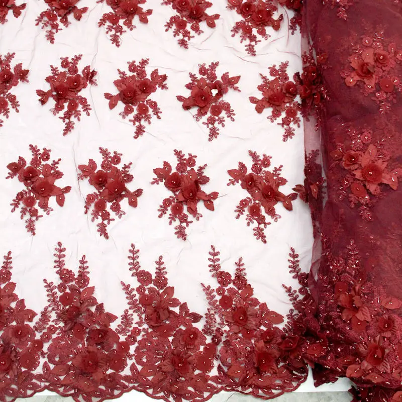 Свадебная кружевная ткань цвет шампанского Золотая вышивка Роскошная тяжелое