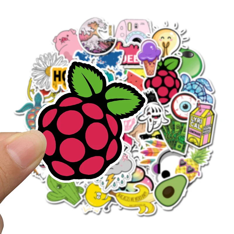 50 шт. водонепроницаемые наклейки для холодильника чемодана чашки ноутбука