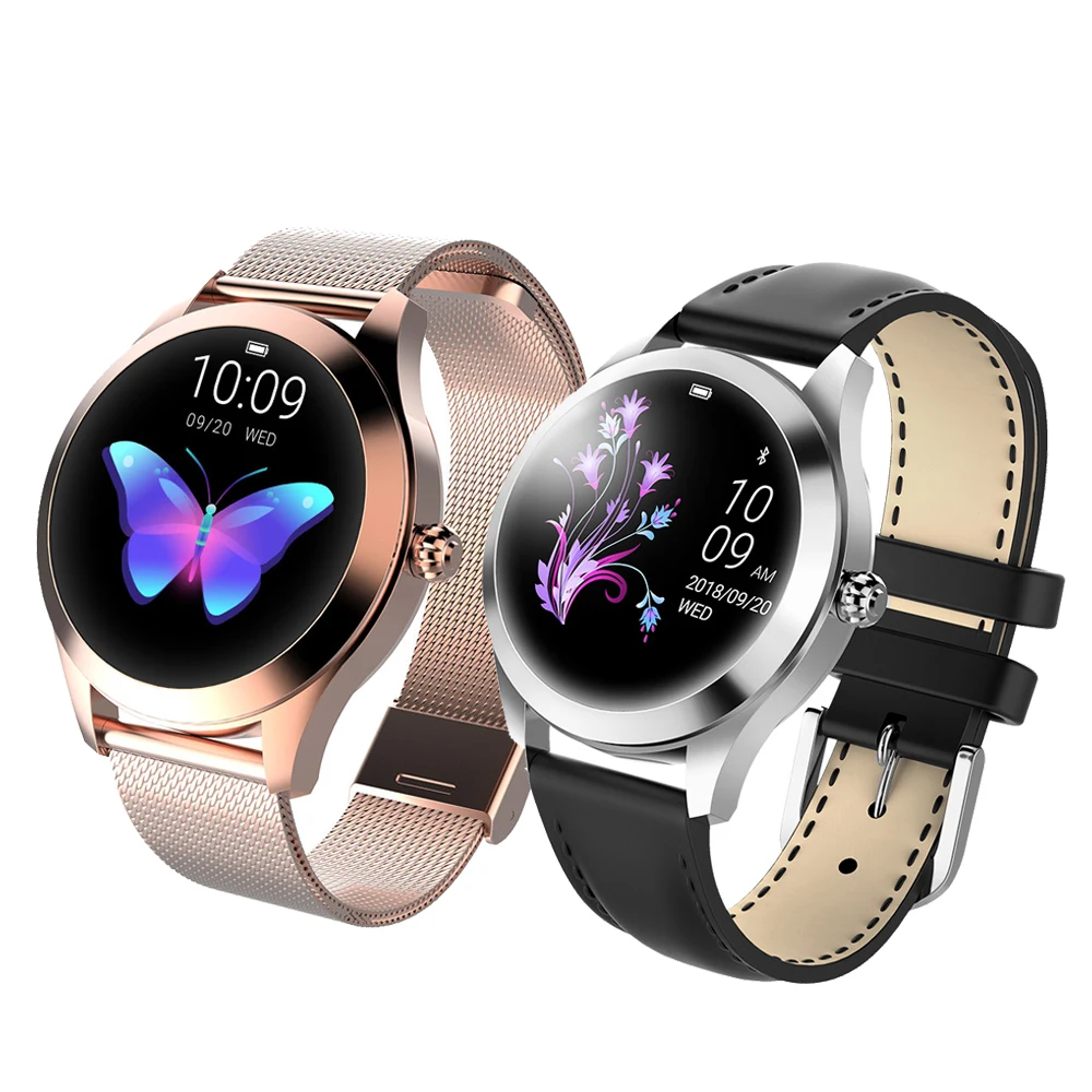 Fitness Smart Watch Women IP68 Waterproof Lovely Fitness Bracelet Heart Rate Monitor Female Smartwatch Connect for IOS Android