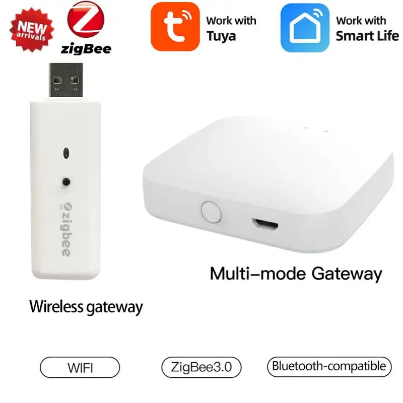 

Умный USB-шлюз Tuya Zigbee, беспроводной хаб 3,0 с дистанционным управлением, устройство для умного дома, Голосовое управление для Alexa Google Home