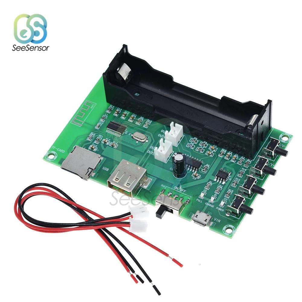 XH-A150 пам8403 усилитель звука Bluetooth плата двухканальная 5 Вт * 2 литиевая батарея