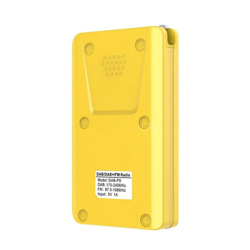 Карманное мини радио P9 портативное цифровое DAB + перезаряжаемая батарея FM ЖК