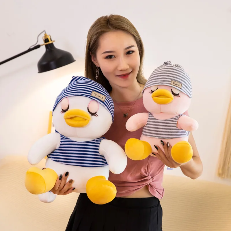 3 цвета уродливая утка в шапке плюшевая игрушка мультяшная Милая Утка Мягкая