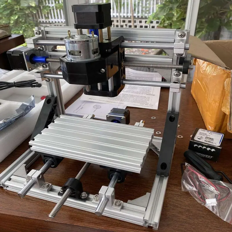 Мини CNC 2417 гравировальный станок Pcb фрезерный резьба по дереву машина с GRBL