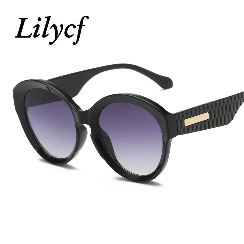 Круглые рисовые солнцезащитные очки для ногтей уличная съемка круглые лица