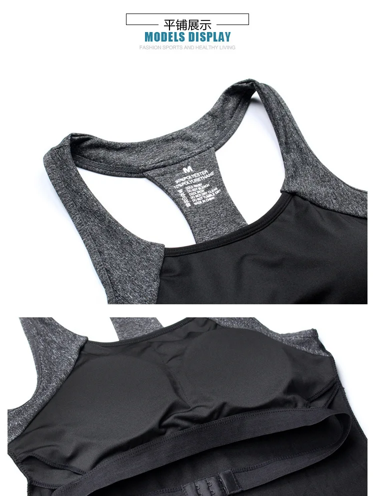 

Workout Tops for Women Dry Fit Sport Gym Top Woman Sexy Jogging Running Vest Fitness Women's Sports Shirt Patchwork M