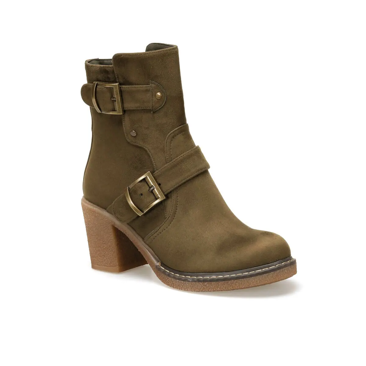 

Женская обувь на каблуке цвета хаки FLO 19K-048