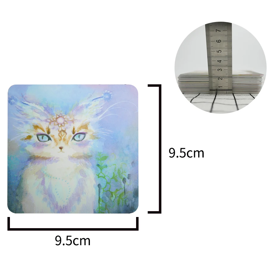 100% английская версия дух кошки Oracle карты палубная карта для настольной