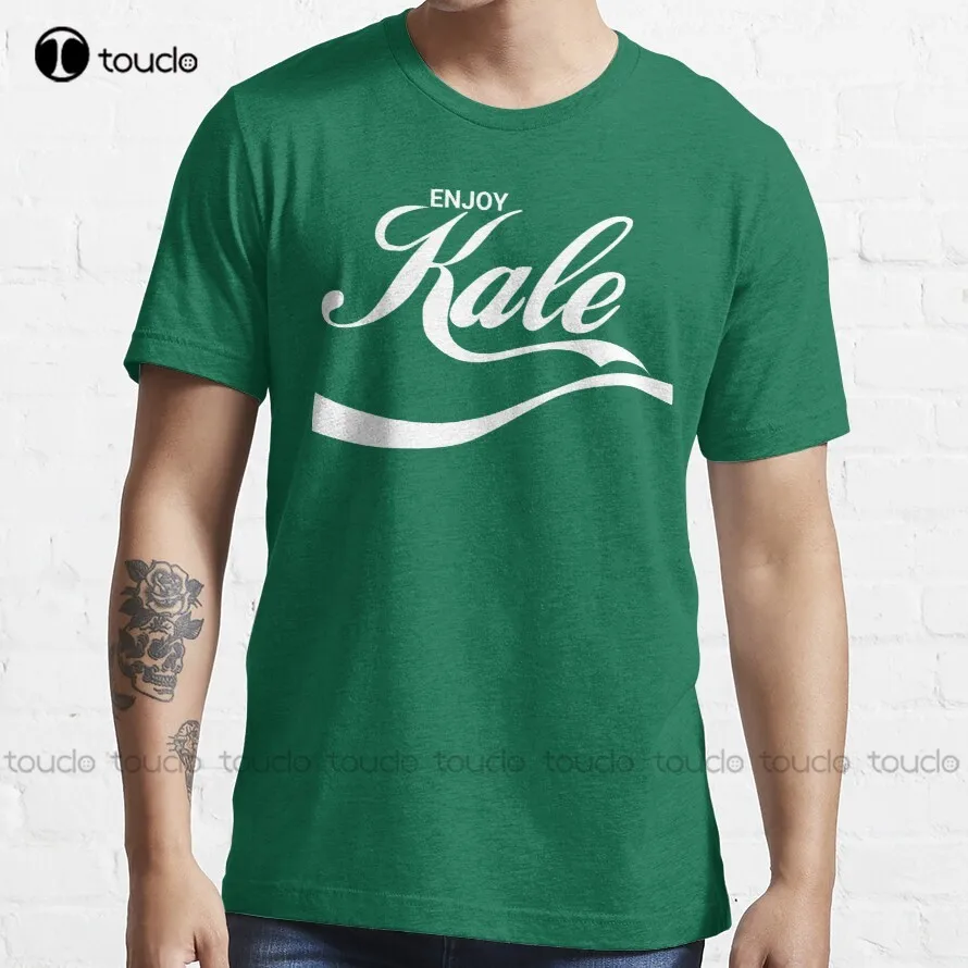 

Enjoy футболка с надписью «Kale» мужские большие и высокие рубашки на заказ Aldult Teen унисекс цифровая печать футболка Xs-5Xl модная забавная