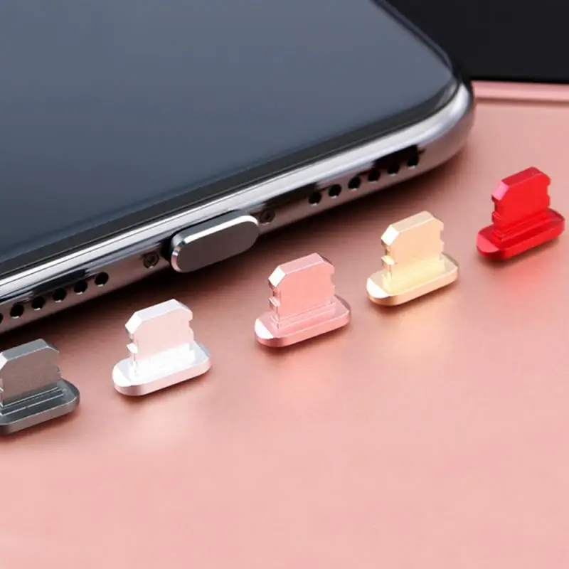 

Aluminium Alloy Anti Dust Charger Dock Plug Stopper Cap Cover For IPhone 11 X XR Max 8 7 6S Plus Anti Dust CellPhone Accessories