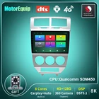 Автомобильный радиоприемник для Dodge Caliber 2009-2012, Авторадио HiFi DSP, мультимедийная навигация, GPS, стереомагнитола, Carplay, 4G, Wi-Fi, no 2 Din, DVD