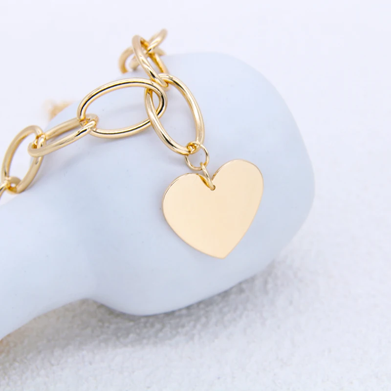 Колье-чокер женское в стиле панк с подвеской форме сердца 2020 | Украшения и