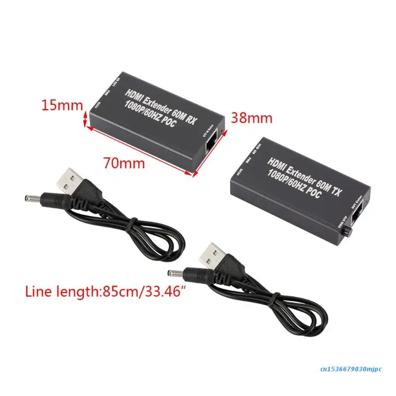 Удлинитель RJ45 Cat5e Cat6 Ethernet 60 м HDMI-совместимый | Компьютеры и офис