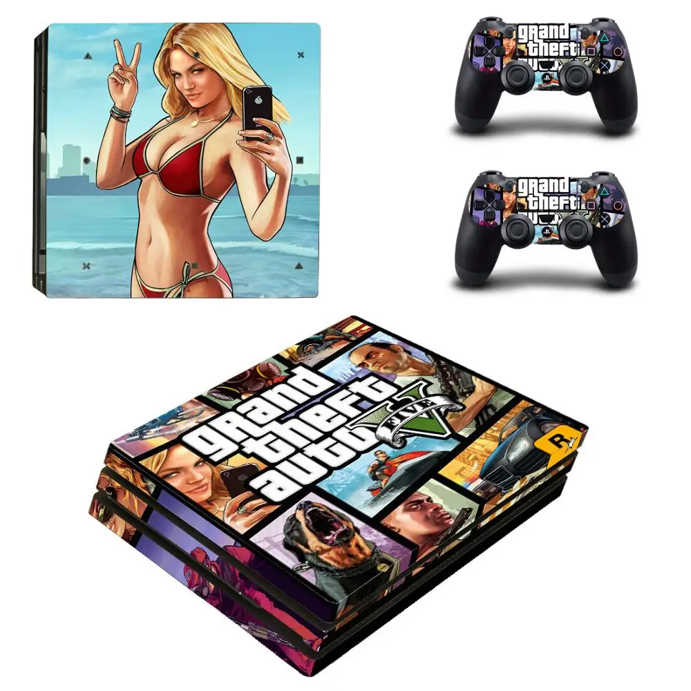 Наклейки Grand Theft Auto наклейки для PlayStation 4 PS4 Pro Play station | Электроника