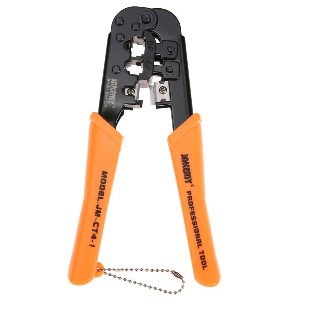 

JM-CT4-1 6P 8P Ethernet Internet Cable Crimping Plier Network Cord Repair Tool Kit Telephone Wire Cutter Cutting Press-pliers