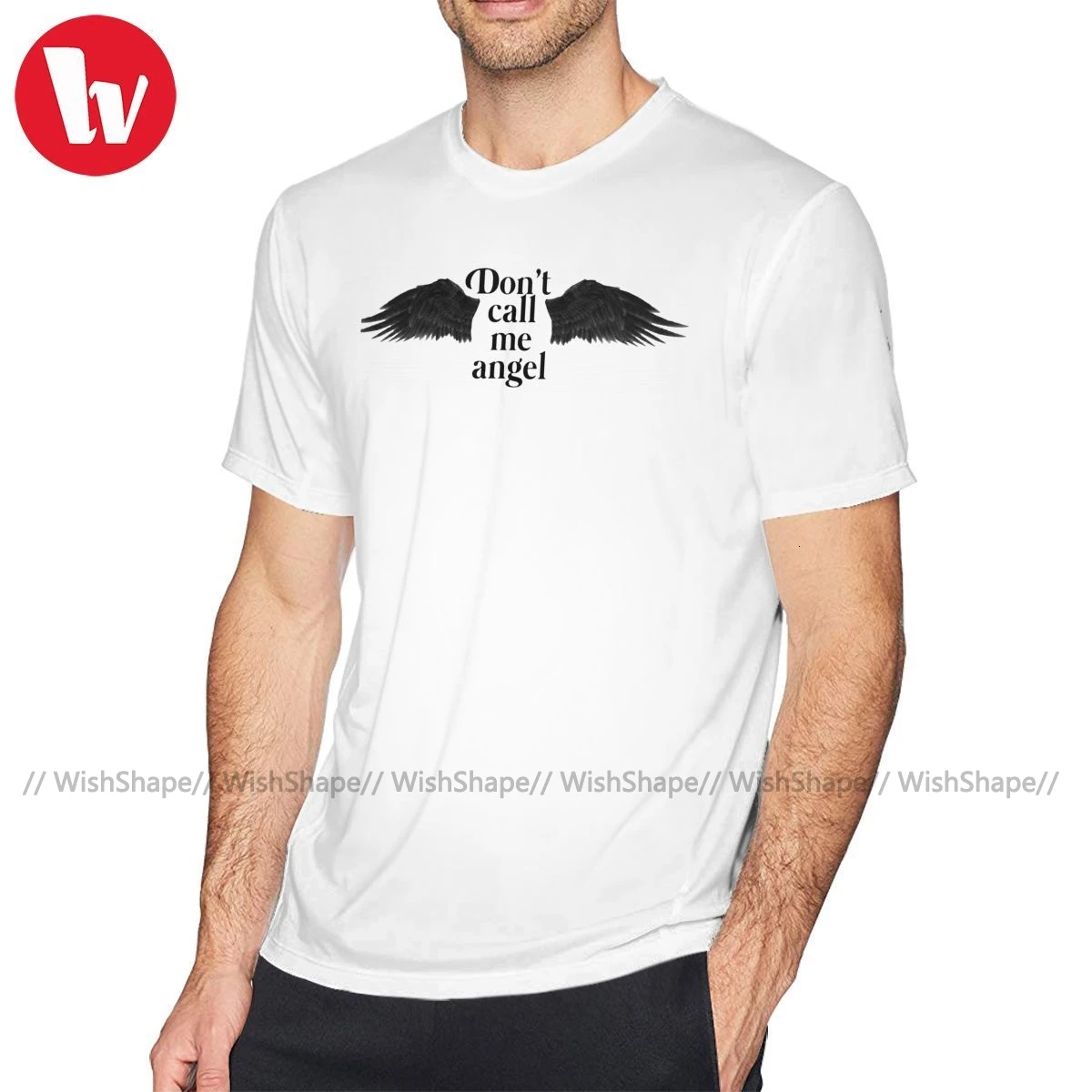 Мужская футболка с короткими рукавами Lana Del Rey Don't Call Me Angel изображением
