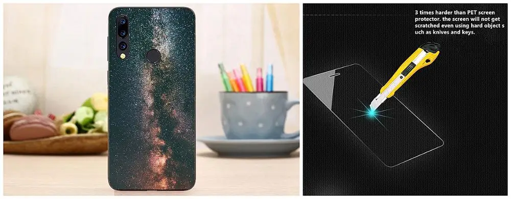 1 case and film DIY UMIDIGI A5 Pro силиконовый чехол, чехол для телефона, задняя крышка для UMIDIGI A5 Pro A5Pro A 5 Pro Funda Coque - Цвет: 1 case and film