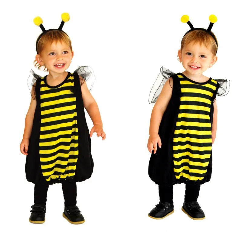 

Kids Boys Girls Bees Animals Jumpsuit Outfit Halloween Cosplay Costumes Masquerade Carnival Party Role Play Dress Up Suit