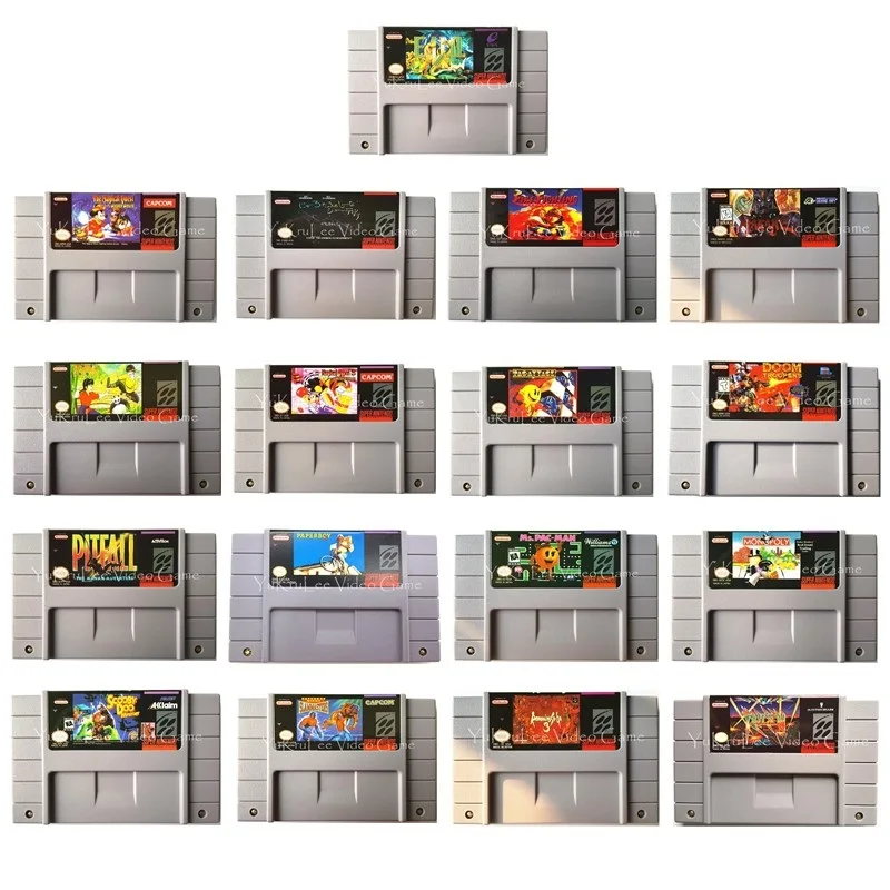 16-битный картридж для видеоигр FuzzyShooting для Nintendo SFC/SNES US NTSC английская версия