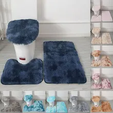3Pcs/Set Plush Bath Mat Set Toilet Lid Cover Simple Bathroom Anti Slip Shower Carpets Floor Decor Bath Toilet Lid Cover 3Pcs/Set Plush Bath Mat Set Toilet Lid Cover Simple Bathroom Anti Slip Shower Carpets Floor Decor Bath Toilet Lid Cover