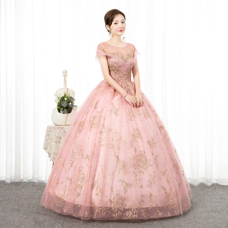 100% настоящий фиолетовый/розовый вышитый винтажный бальный наряд Королевское