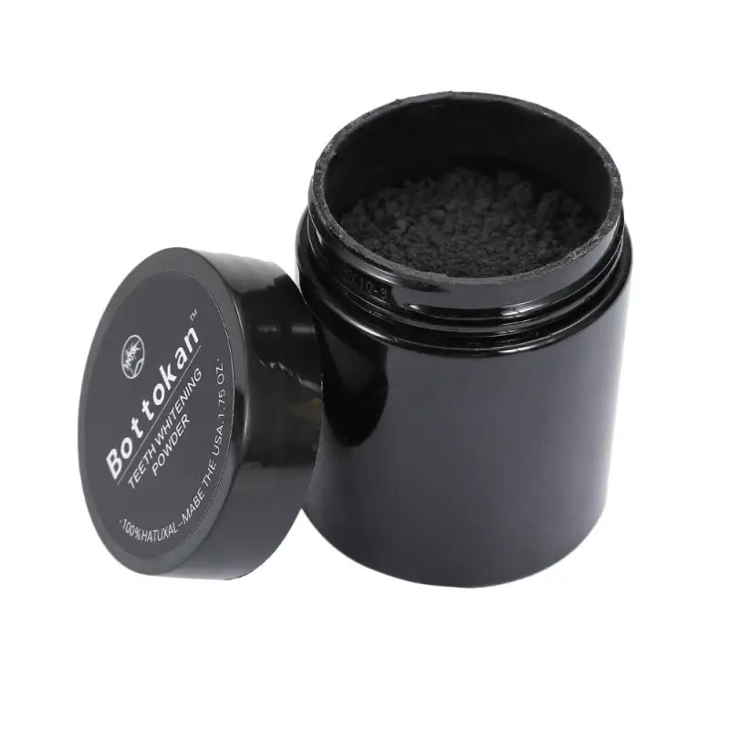 45 г отбеливающий порошок для зубов с бамбуковым углем натуральная Органическая