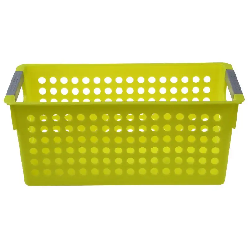 Японский Стиль Штабелируемые пластиковые корзины для хранения/ящики Органайзер