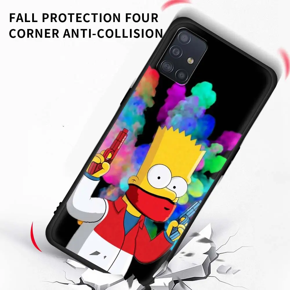 

Cute Boys Phone Case For Samsung Galaxy A51 A71 A21S M31 M31s M30s A31 A41 A11 A01 M51 Soft Matte Coque Back Cover