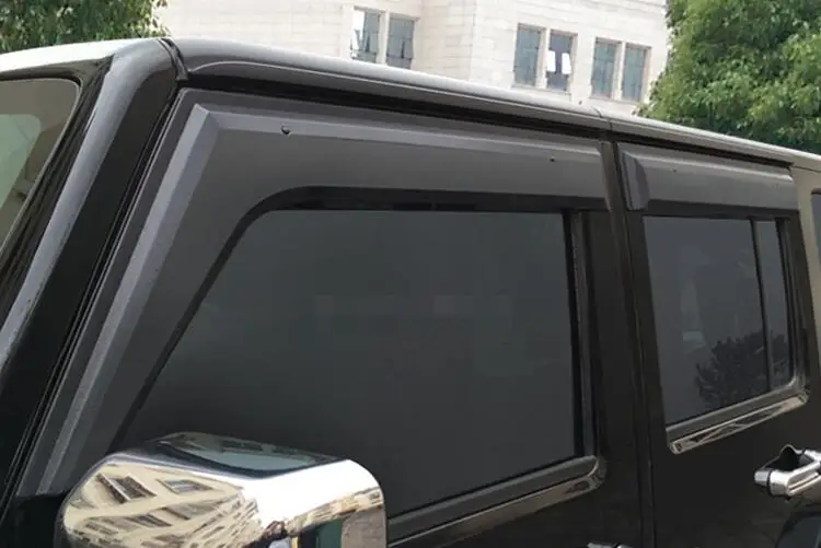 Для JEEP Wrangler 2004 2017 пять дверей автомобиля пластиковый козырек вентиляционные