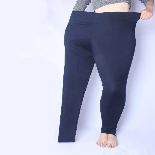 Office Women Pants 2019 autumn winter women leggings high waist retro elastic stretchy slim pants plus size skinny trousers M850 | Женская