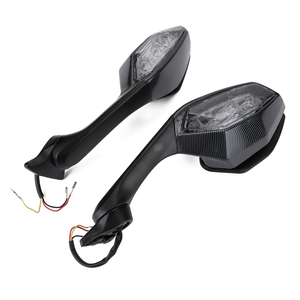 

For YAMAHA R6 R1 Motorcycle Mirrors Turn Signal Indicator 2017-2020 LED Lamp Rearview Mirror Waterproof R1 2015-2020