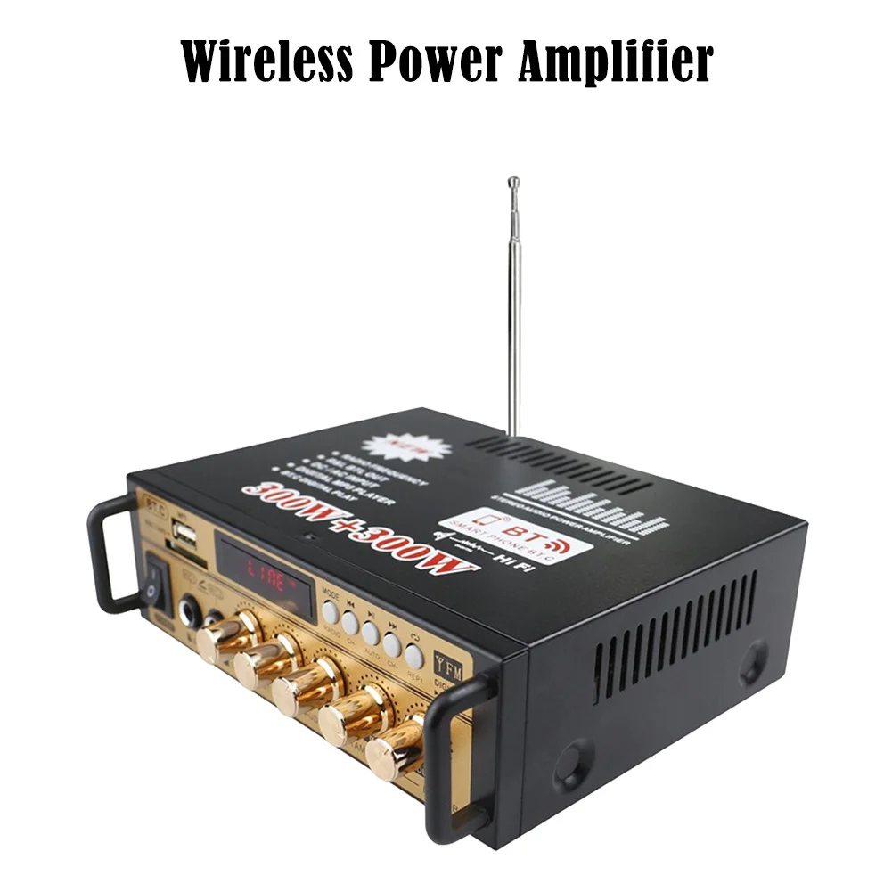 Компактный усилитель 198BT Bluetooth-динамик проектор домашний кинотеатр аудио караоке