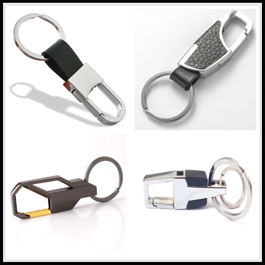 Кожа металлический ключ для авто кольцо брелок ключей Volvo S40 S60 S80 XC60 XC90 V40 V60 любых