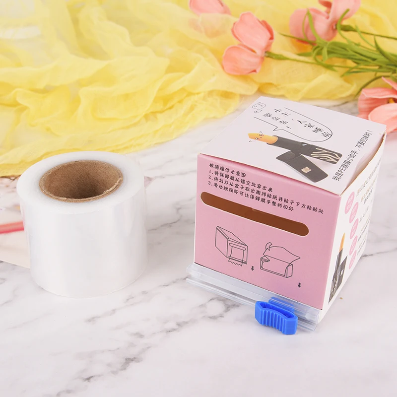 Пластиковая пленка для нанесения татуировок 1 рулон в коробке бровей губ