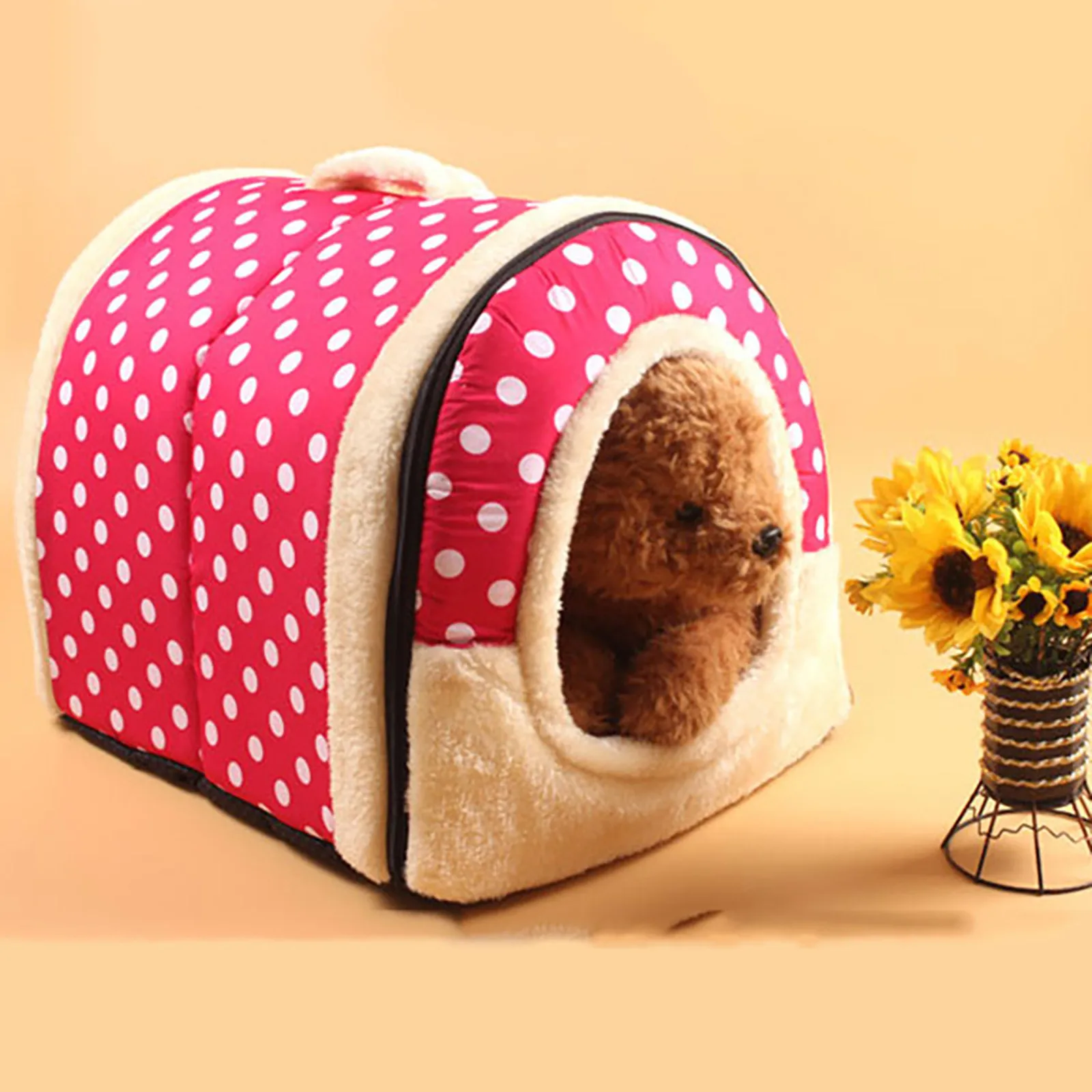 

2021 new doghouse 2 in 1 Home and Sofa For Dog Bed Cat Puppy Rabbit Pet Warm Soft Warm Pet Bed Corriente Perrera Chenil