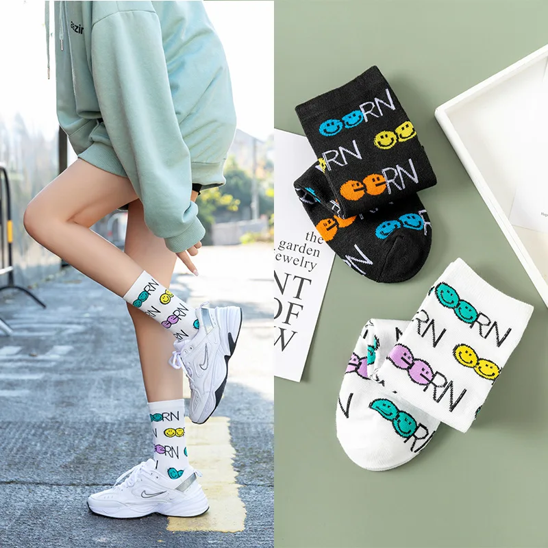 

Носки женские из чистого хлопка, на осень/зиму