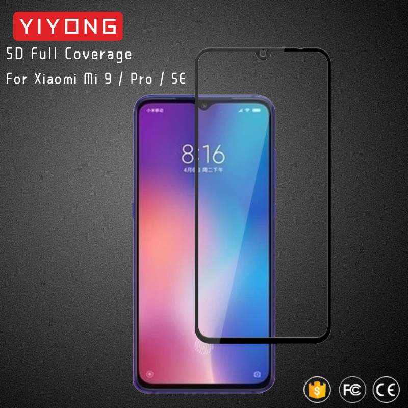 Закаленное стекло для Xiaomi Mi9 Mi 10 Lite защитное с полным покрытием 9D 9 9T 10T Pro 25 шт./лот