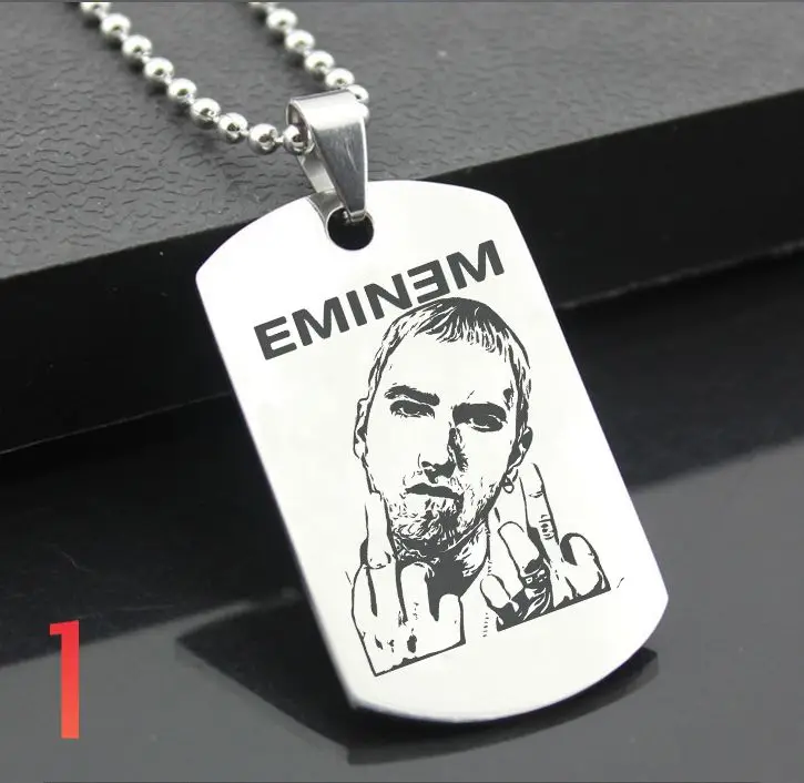 Ключ брелок Eminem XH01 из нержавеющей стали классический модный с гравировкой