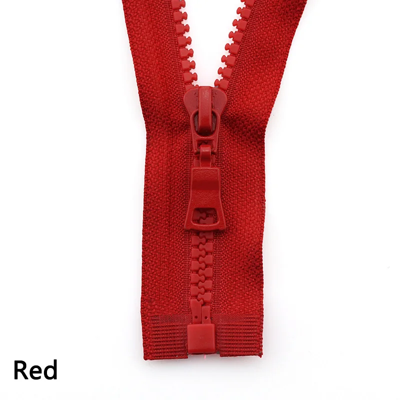 red 5 шт. Meetee 5# молнии из смолы закрывают конец 15-25 см открытый конец 30-80 см застежка-молния швейная пуховая куртка сумки для одежды Домашний портной ремесла - Цвет: red