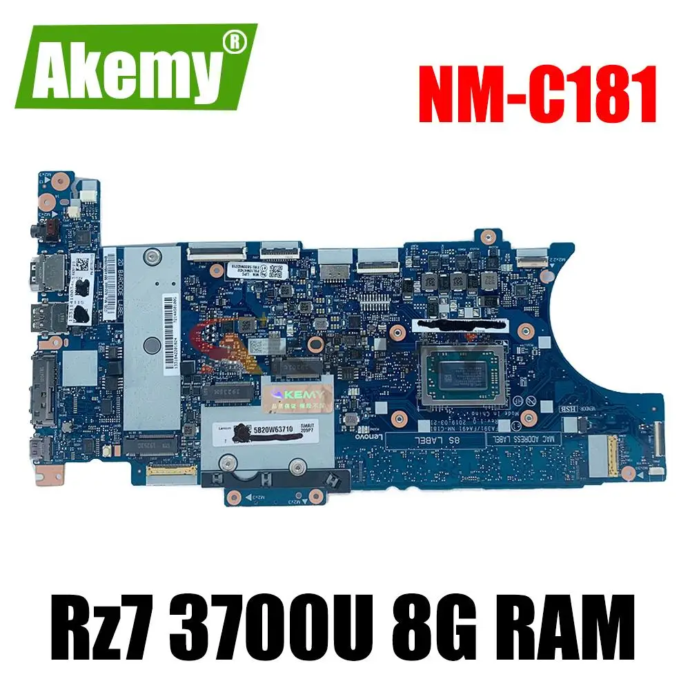

Akemy для Lenovo ThinkPad T495S Материнская плата ноутбука FA391/FA491 NM-C181 процессор Rz7 3700U оперативная память 8 ГБ Тестирование Тест 02DM215 02DM210 02DM200