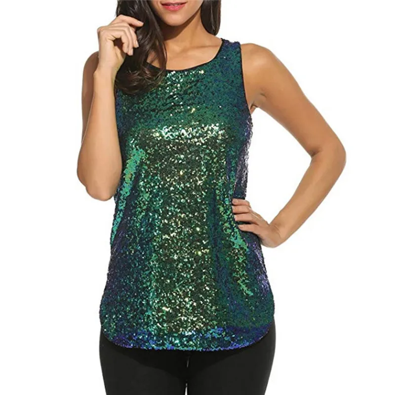 Camisole женские полосатые майки, женские сексуальные топы с v-образным вырезом, блестящая майка с блестками, топы на бретелях, женские топы