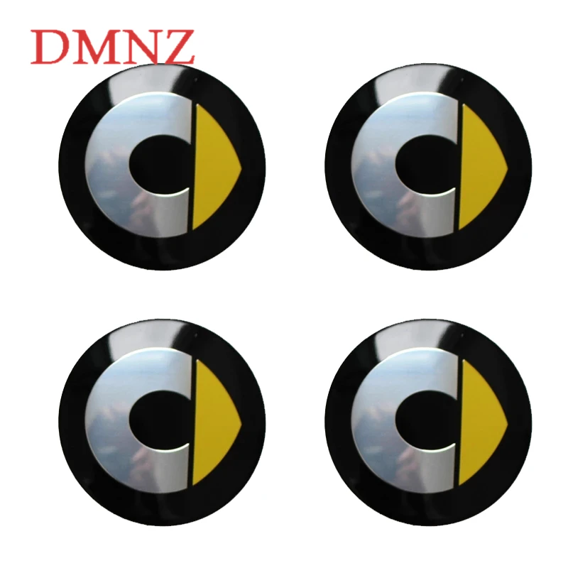 

4 Pcs/Set Wheel Stickers For Mercedes Smart Fortwo Forfour 453 451 450 Modified Wheel Cover Car Stickers Accessories 55mm